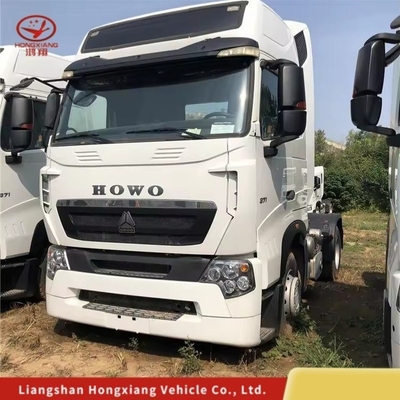 GCC Certified HOWO T7 LNG CNG Cascade Trailer Tractor Truck with Engine Capacity＞8L