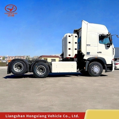 GCC Certified HOWO T7 LNG CNG Cascade Trailer Tractor Truck with Engine Capacity＞8L