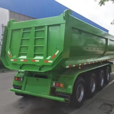 60 Tons U Shape Rear Tipper Trailers /Tri-Axles End Dump Tipping Semi Truck Trailer