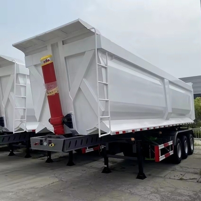 60 Tons U Shape Rear Tipper Trailers /Tri-Axles End Dump Tipping Semi Truck Trailer