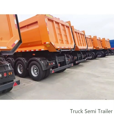 Heavy Duty U Shape Semi Tipper Trailers 4 Axle Dump Trailer Tipper for Cargo Delivery