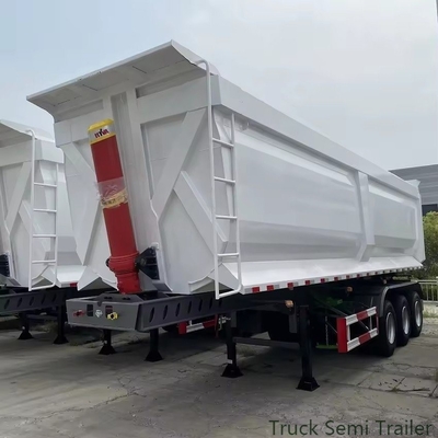 4 Axles Rear Hydraulic Lifting Tipper Dump Semi Trailer with After-Sales Service