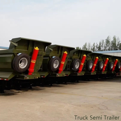 40 50 60 Ton U-Shaped End Rear Tipper Dump Semi Truck Trailers Customization for Your