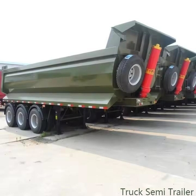 40 50 60 Ton U-Shaped End Rear Tipper Dump Semi Truck Trailers Customization for Your