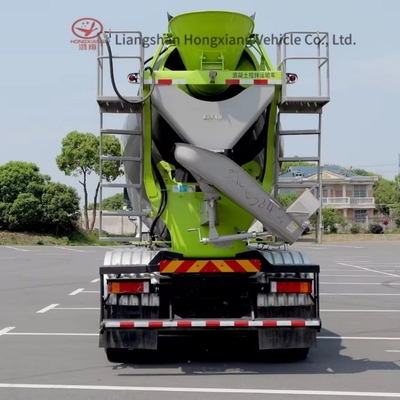 4 Axle 300-400hp Manual Window Self Loading Concrete Mixer Truck