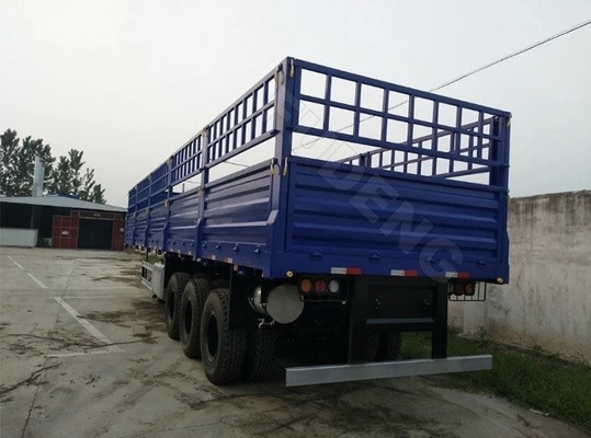 60 80t Animal Transport Post Fence Trailer Semi-Trailer with 2.3.4 Axle Configuration