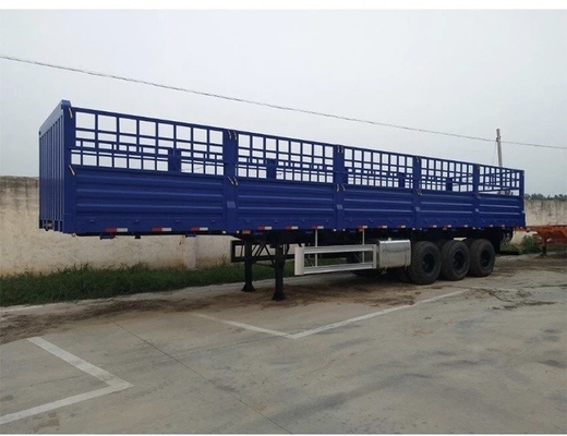 60 80t Animal Transport Post Fence Trailer Semi-Trailer with 2.3.4 Axle Configuration