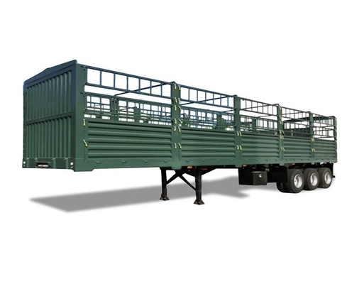 40 Tons Bulk Cargo Transport Fence Semi-Trailer with ABS Anti-lock Braking System