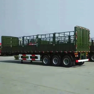 40 Tons Bulk Cargo Transport Fence Semi-Trailer with ABS Anti-lock Braking System