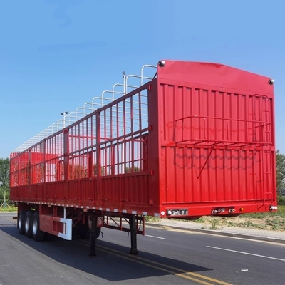 40 Tons Bulk Cargo Transport Fence Semi-Trailer with ABS Anti-lock Braking System