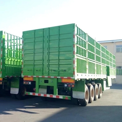 40 Tons Bulk Cargo Transport Fence Semi-Trailer with ABS Anti-lock Braking System
