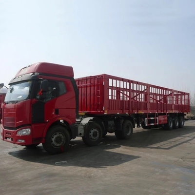 40 Tons Bulk Cargo Transport Fence Semi-Trailer with ABS Anti-lock Braking System