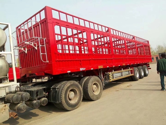 40 Tons Bulk Cargo Transport Fence Semi-Trailer with ABS Anti-lock Braking System