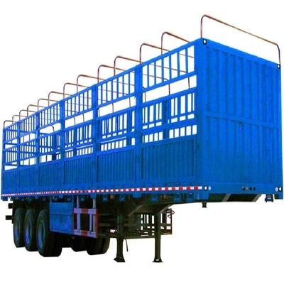 3axle 50 Ton Sidewall Fence Freight Truck Trailer Semi Trailer with Customization