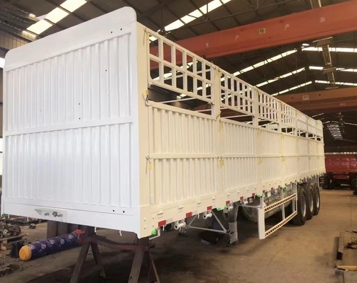 Fence Trailer Semi-Trailer with 8.12.16 Tire Number 3-Axle 5.8 tons