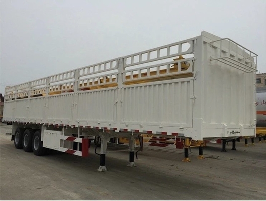 Fence Trailer Semi-Trailer with 8.12.16 Tire Number 3-Axle 5.8 tons