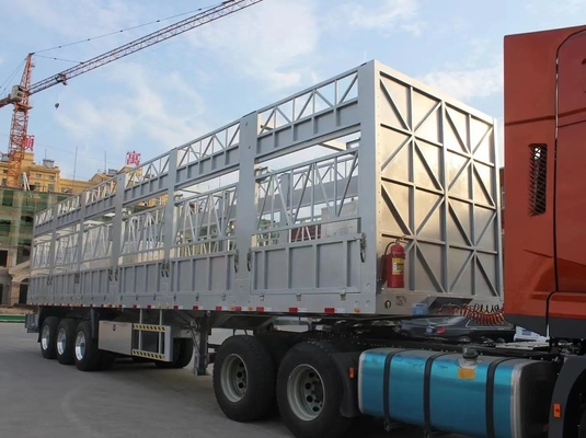 Customization 3 Axis Fence Cargo Semi Trailer for Pig Cattle Sheep Livestock Transport
