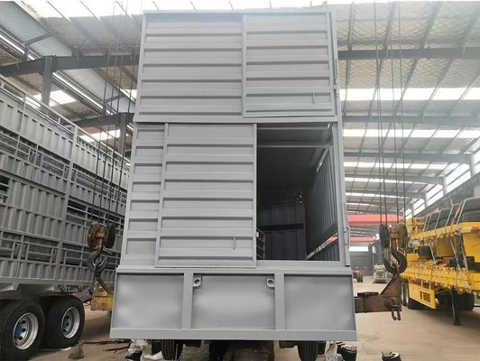 Customization 3 Axis Fence Cargo Semi Trailer for Pig Cattle Sheep Livestock Transport