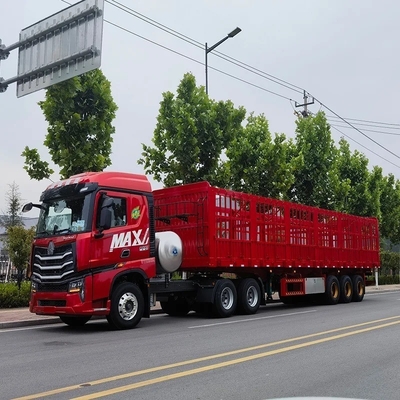 40-100 Tons Bulk Cargo Transport Fence Semi-Trailer with Light Duty Suspension System