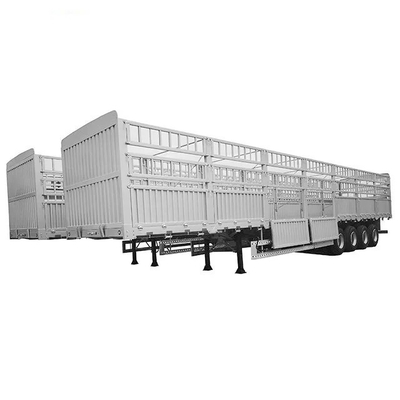 4 Axis Side Wall Trailer Fence Cargo Semi-Trailer with Light Duty Grade Affordable