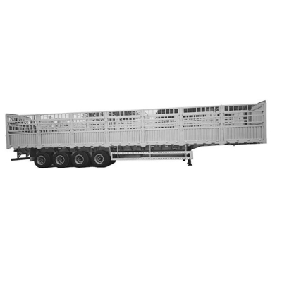 4 Axis Side Wall Trailer Fence Cargo Semi-Trailer with Light Duty Grade Affordable