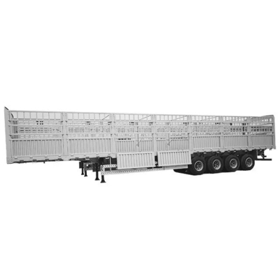 4 Axis Side Wall Trailer Fence Cargo Semi-Trailer with Light Duty Grade Affordable