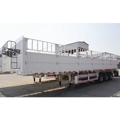 3-Axle 40-Foot Sidewall Trailer 40-100 Ton Fence Cargo Semi-Trailer within Light Duty