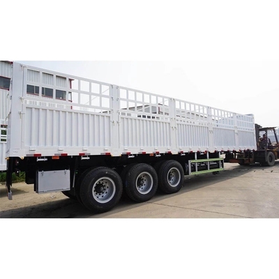 3-Axle 40-Foot Sidewall Trailer 40-100 Ton Fence Cargo Semi-Trailer within Light Duty