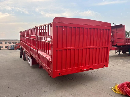 Secure Transportation Semi-Trailer with 3-Axis Fence Cross Arm Type Tread 1820mm