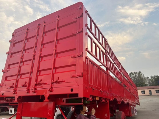 Secure Transportation Semi-Trailer with 3-Axis Fence Cross Arm Type Tread 1820mm