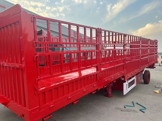 Secure Transportation Semi-Trailer with 3-Axis Fence Cross Arm Type Tread 1820mm
