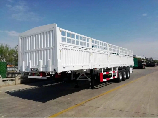 Van-Type 3 Axles 40t Folding Fence Cargo Side Wall Sheep Semi Trailer for Performance