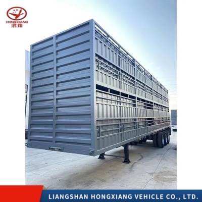 Manufacture 40FT Side Wall Cargo Fence Semi Trailer with ABS Anti-lock Braking System