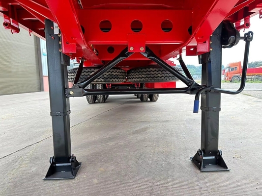 3 Year After-sales Service Second Hand 4 Axle 40t Low Flatbed Trailer Dolly Low Bed