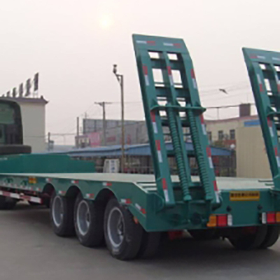 Lowboy Trailer 2 3 3 Axle 40 Ton 50 60 70 80 Tons 100t 120ton 150ton Not Self-dumping