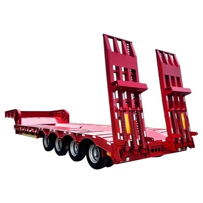 Mac Pherson Type Flatbed Truck Low Bed Car Dolly Trailer with Two Speed Landing Leg
