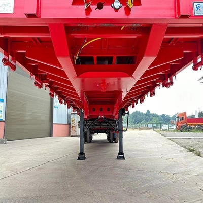 2.3 Axle Gooseneck Used Lowboy Low Bed Trailer without ABS Anti-lock Braking System