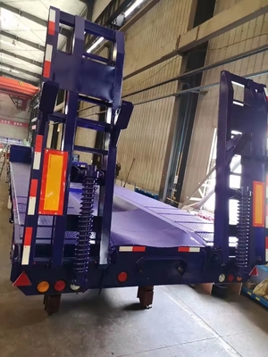 Drop Deck Extendable Low Bed Trailer Loader Transport Lowboy Semi Truck Trailers