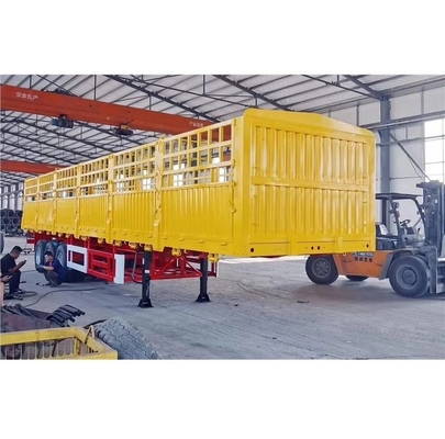 80 Tons Container Cargo Fence Trailer Warehouse Type Customize Sidewall Truck Trailer