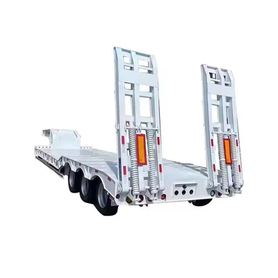 Skeletal Low Bed Loader Semi-S 40FT 20FT Trucks Container Carrier Trailer for Durable