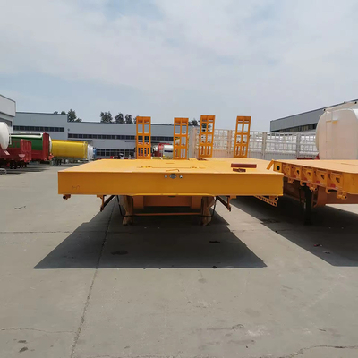 Skeletal Low Bed Loader Semi-S 40FT 20FT Trucks Container Carrier Trailer for Durable