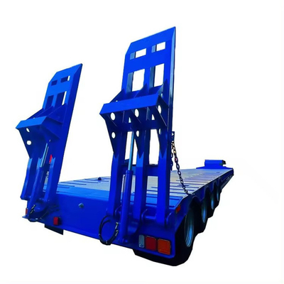 12 Tire Number Flatbed Semi Trailer 20 Ton 20FT 40FT Capacity and Container Carrying