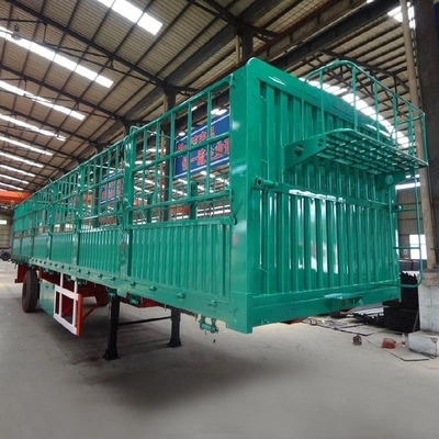 Tread 1820mm Best Seller Cattle Sheep Transport Cargo 3axles 4xles Fence Semi Trailer