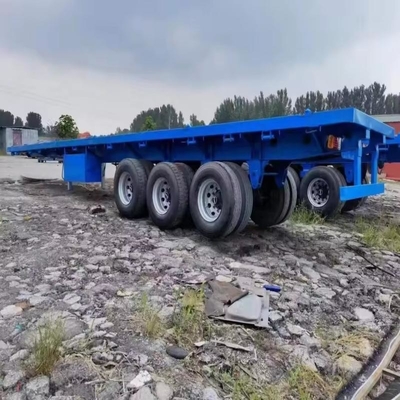 13t Axle Lowboy Semi Trailer with Dolly 3 4 5 Axle 80 Tons Semi Truck Trailer Made of Steel