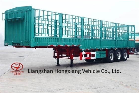High Wall Truck Semitrailer Gooseneck Horse Trailer with Design and 5.8 tons Capacity