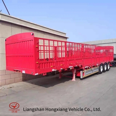 High Wall Truck Semitrailer Gooseneck Horse Trailer with Design and 5.8 tons Capacity