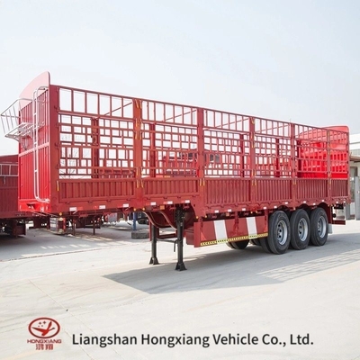 Van-type Fence Trailer Cargo Transport Side Wall Semi Trailer with Customization