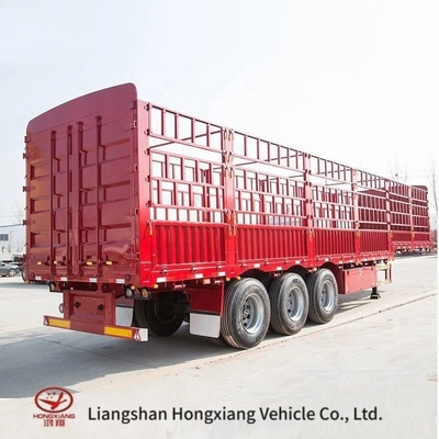 Van-type Fence Trailer Cargo Transport Side Wall Semi Trailer with Customization