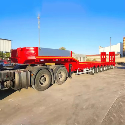 2.3 Axle Number Flatbed Semi Trailer for Heavy Duty 100-200 Ton Lowbed Transportation