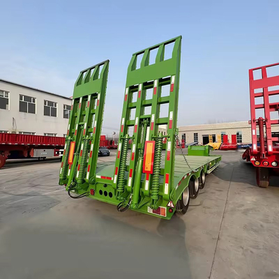 Self-dumping Not Self-dumping Low Bed Semi Trailer Dimensions 13500X3000X1550 mm Made